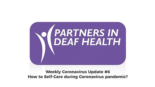 Self-Care during Coronavirus pandemic